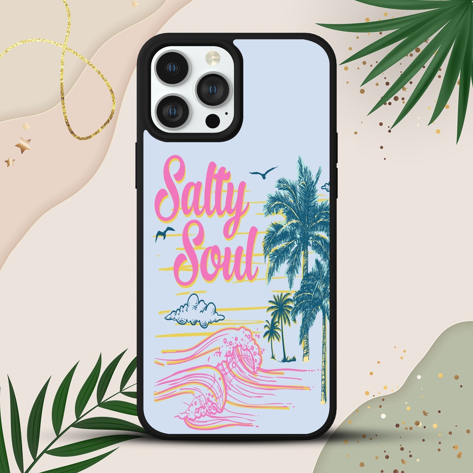 Palm Beach Phone Case Cover for iPhone Samsung Google Pixel