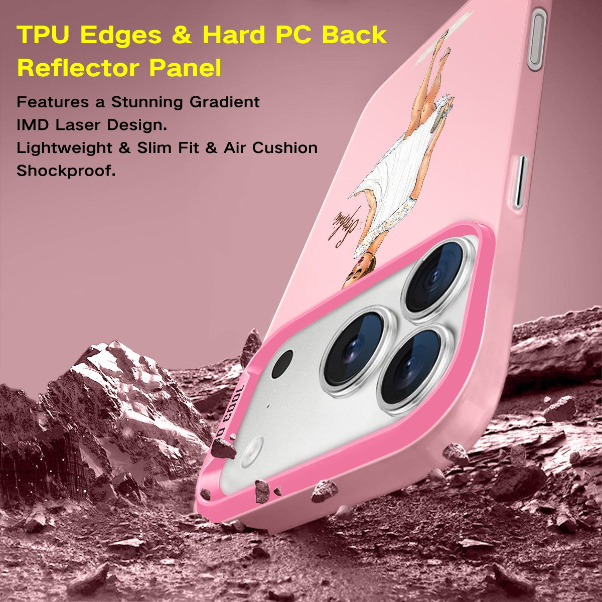 IPhone Case For iPhone 16 Pro 14 15 Pro Max 17e Customized Fashion Girls Cover