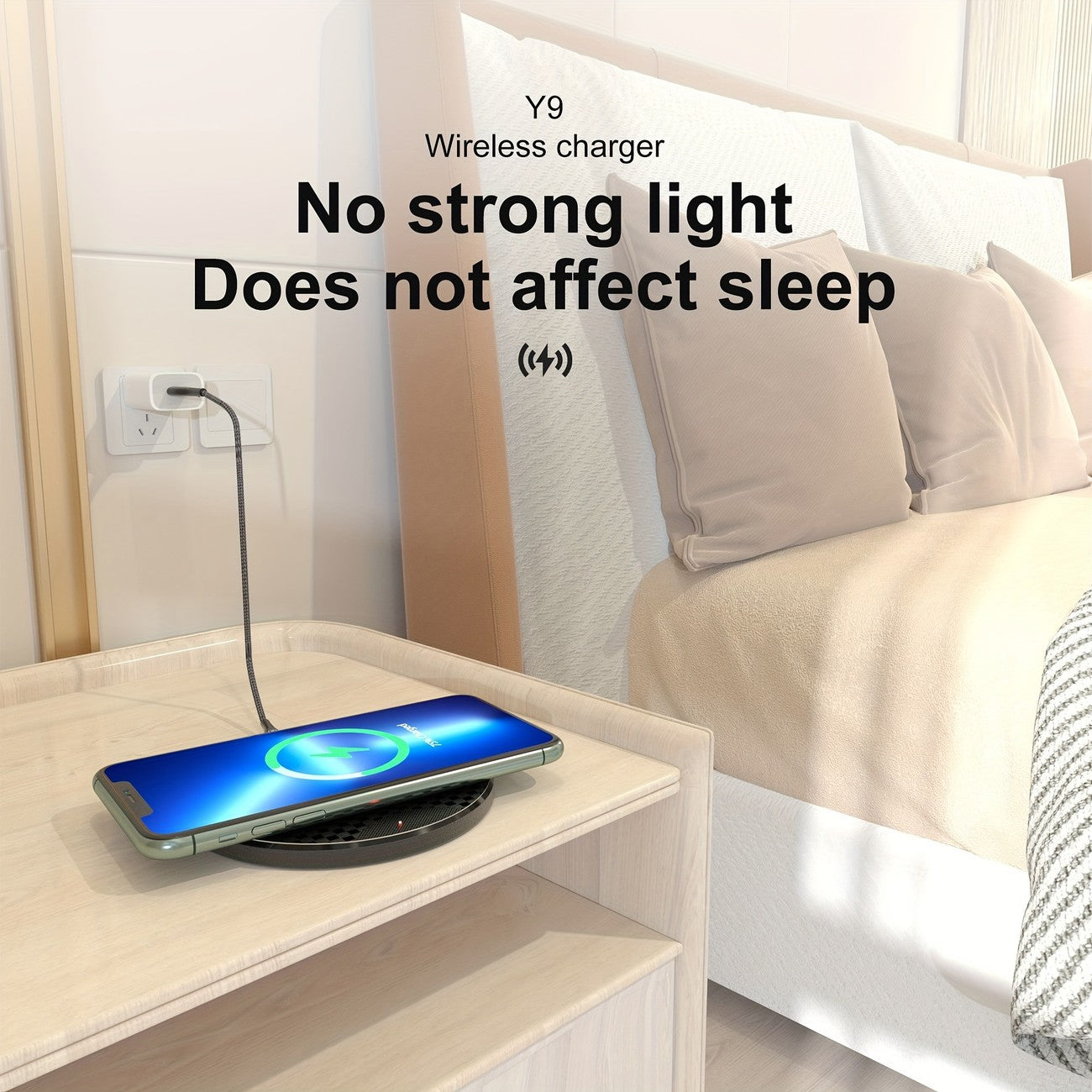 Fast Wireless Charger Charging Pad For Apple & Samsung