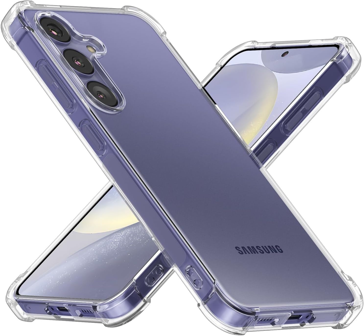 Case for Samsung Galaxy A17 A16 A15 A26 A36 A56 Shockproof Silicone Phone Cover
