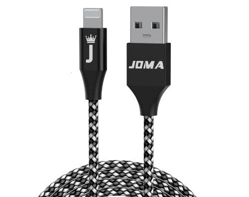 Heavy Duty Braided Long USB Fast Charger Cable Lead For iPhones