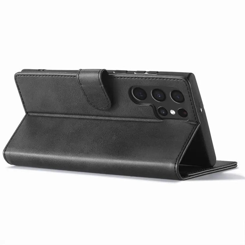 Leather Wallet Case for Samsung S Series