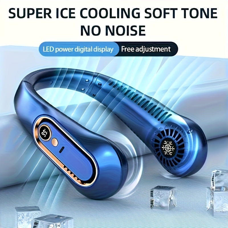 Blade-Free Neck Fan USB Rechargeable Portable Sports Mini Fan