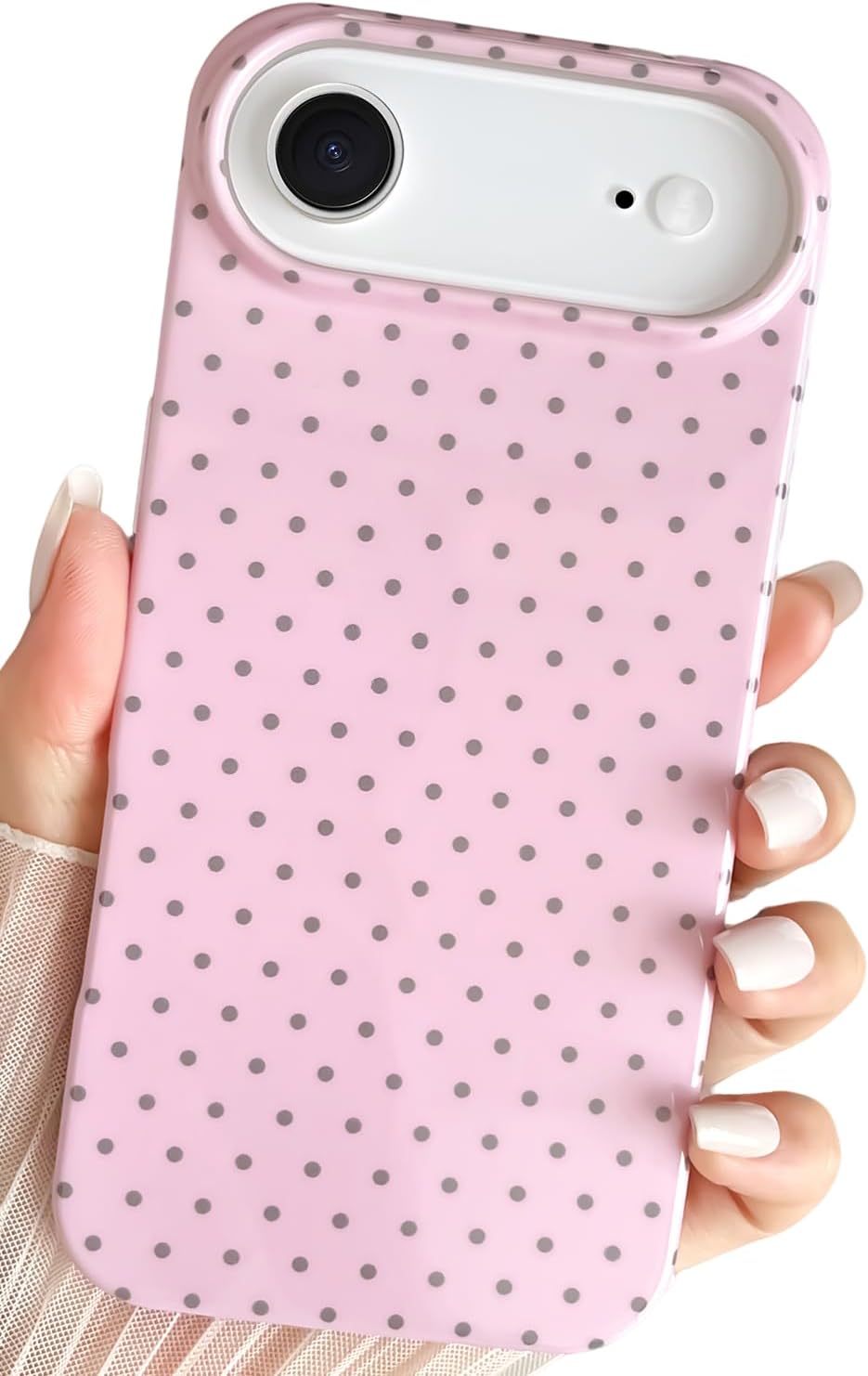 iPhone 17 Pro Max Cute Polka Dot Beautiful and Stylish Shockproof Protective Case