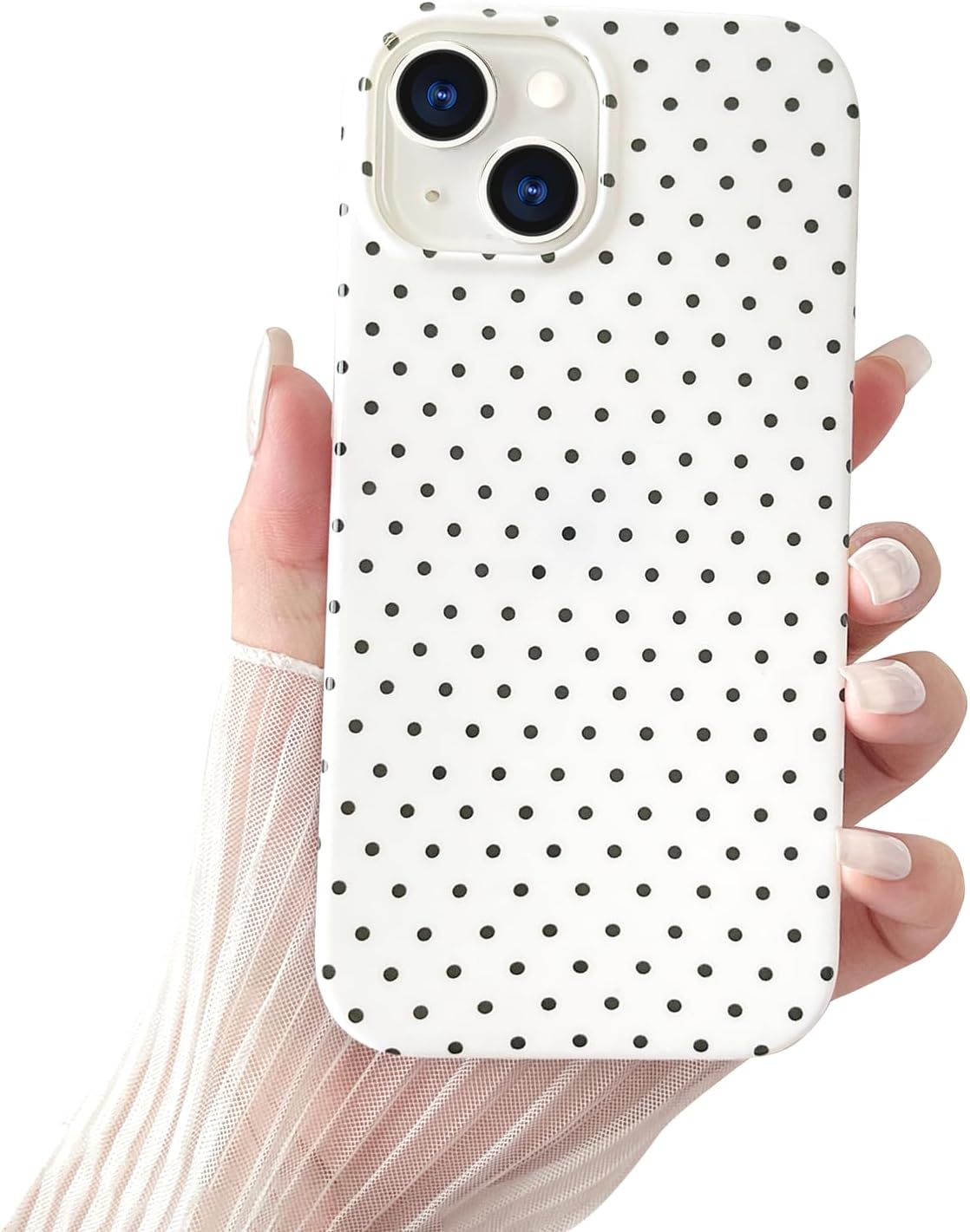 iPhone 17 Pro Max Cute Polka Dot Beautiful and Stylish Shockproof Protective Case