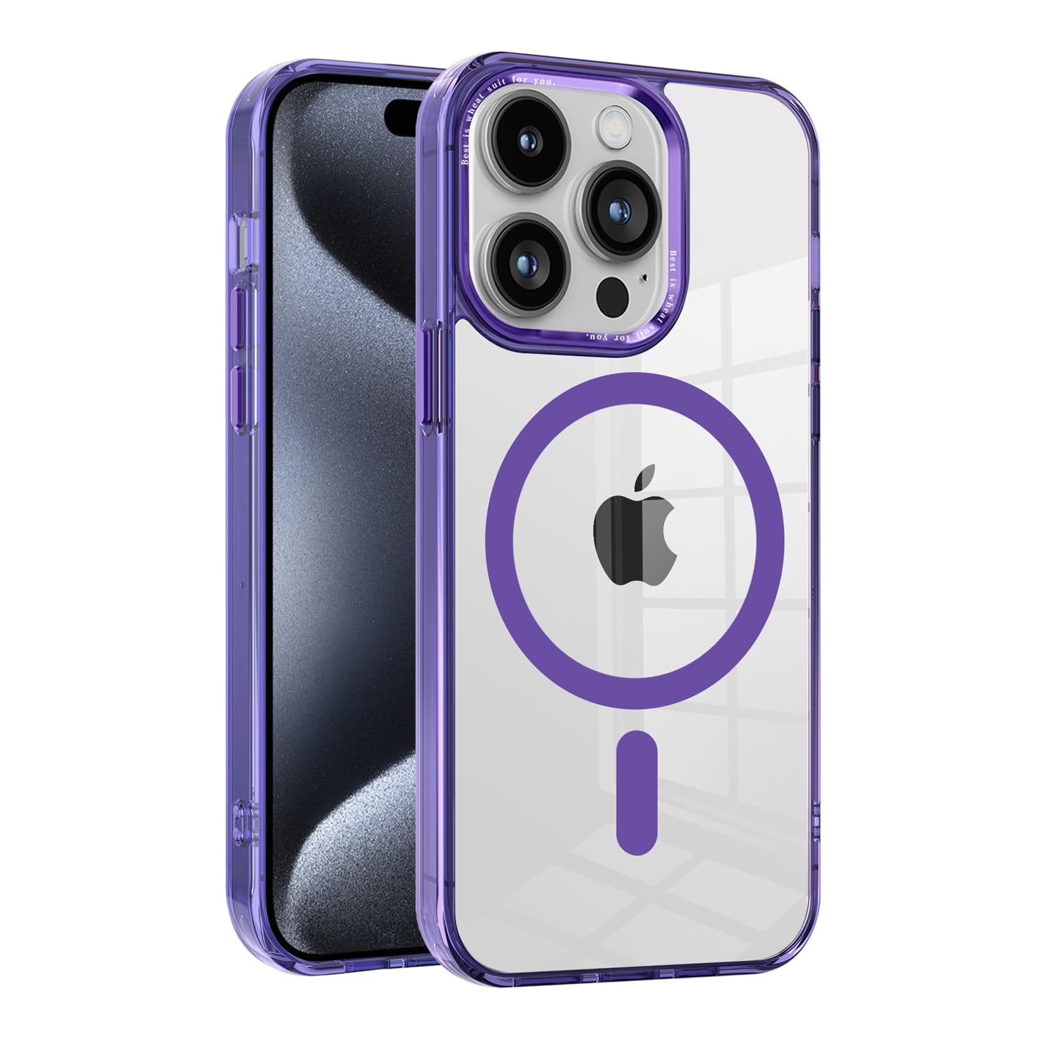 Magnetic Case for Apple iPhone 17 Pro Max Transparent Rugged Shockproof
