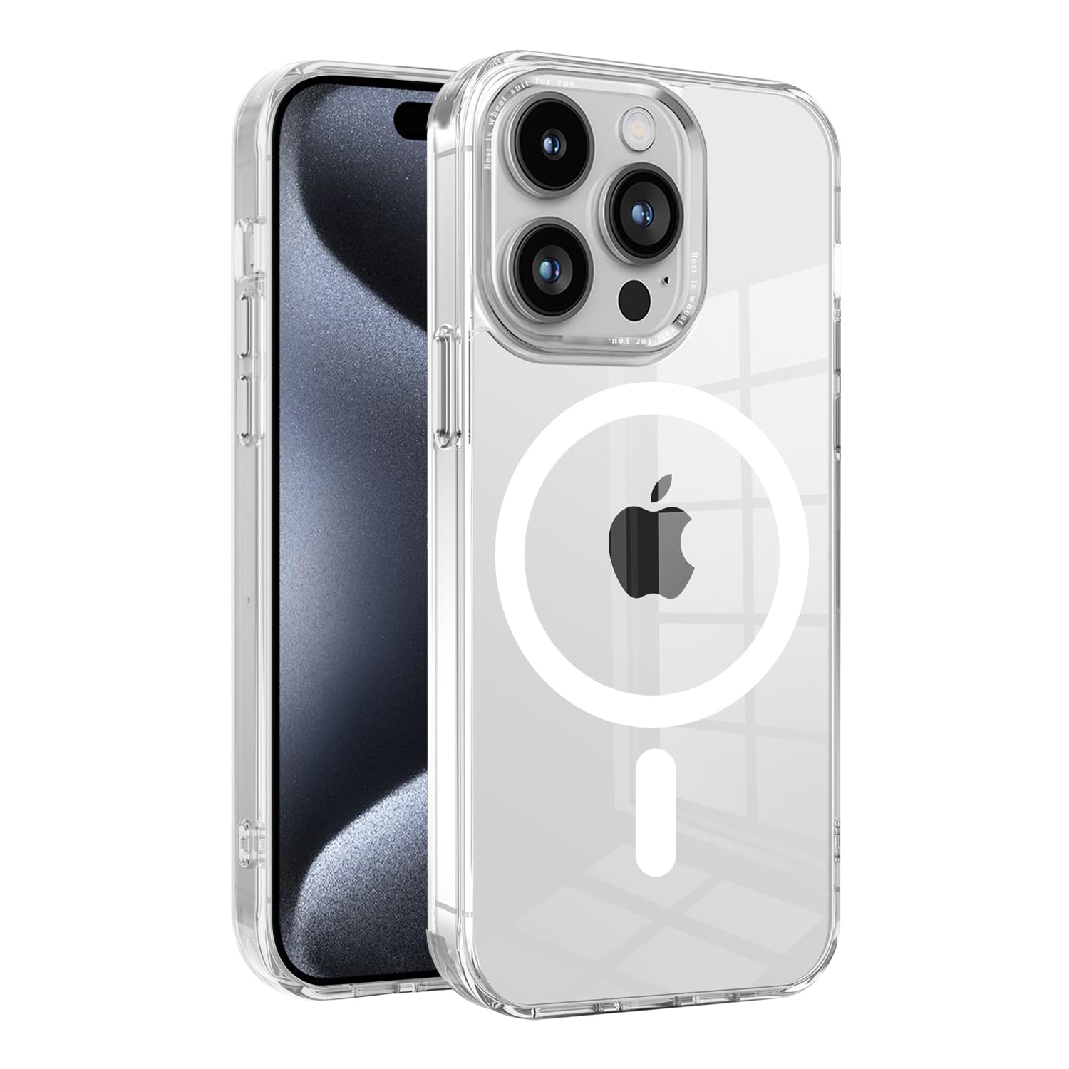 Magnetic Case for Apple iPhone 17 Pro Max Transparent Rugged Shockproof