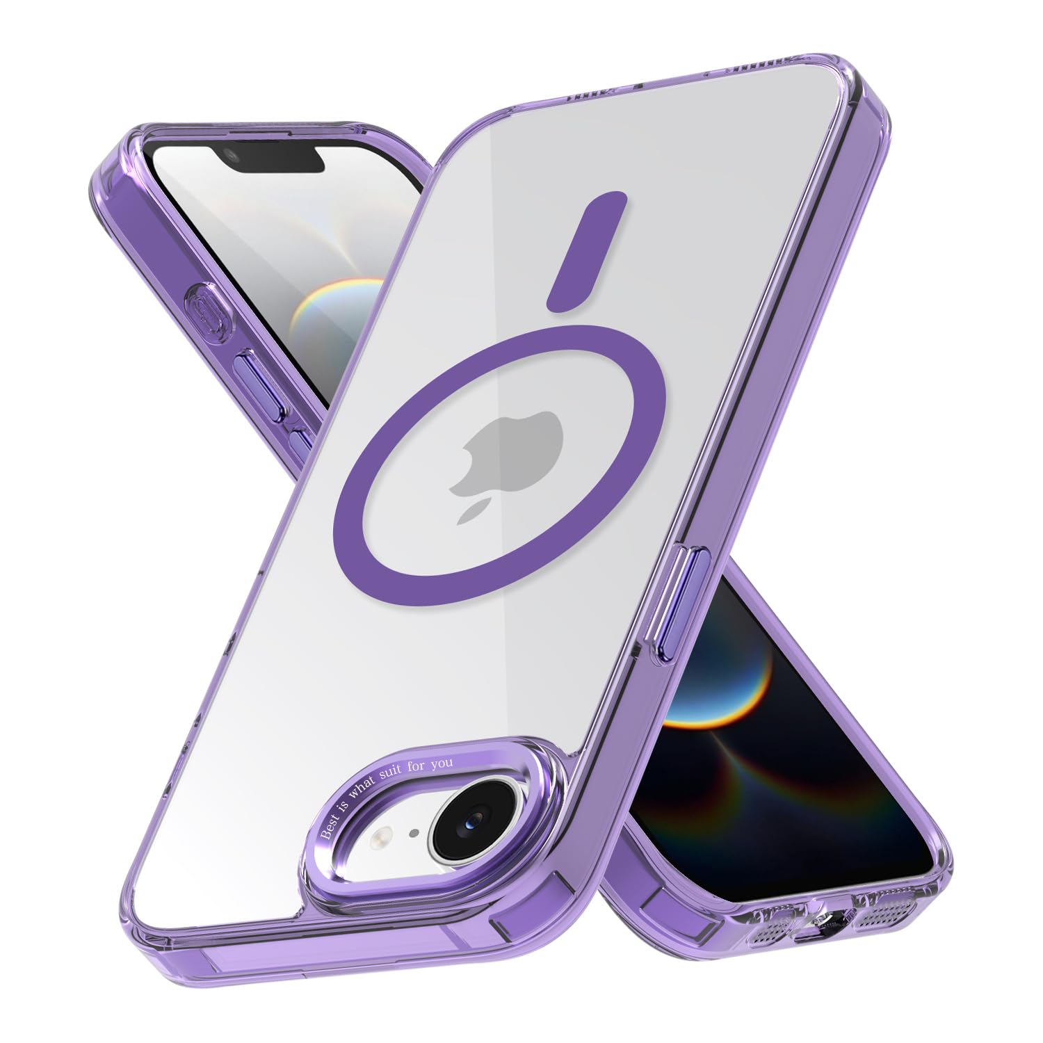 Magnetic Case for Apple iPhone 17 Pro Max Transparent Rugged Shockproof