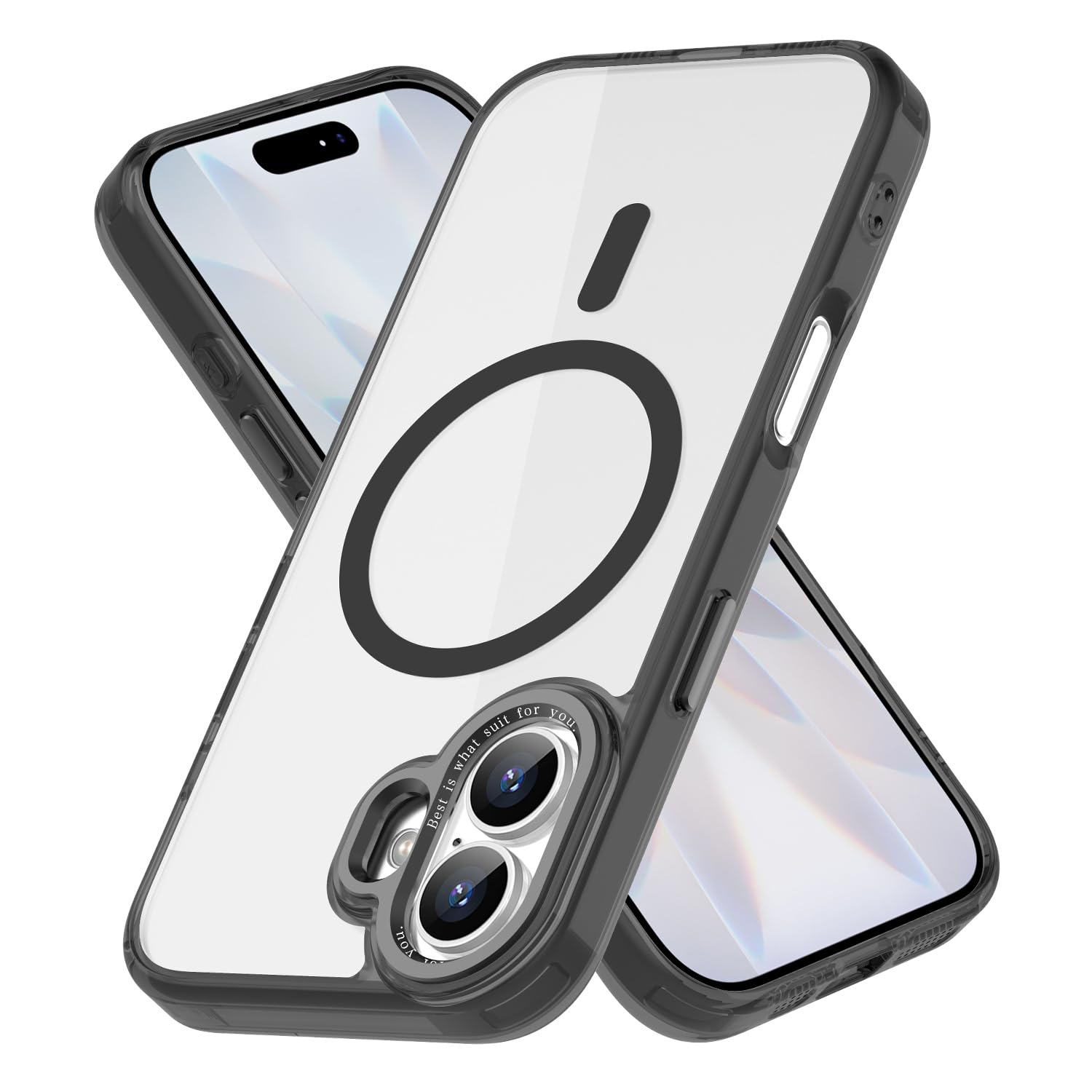 Magnetic Case for Apple iPhone 17 Pro Max Transparent Rugged Shockproof