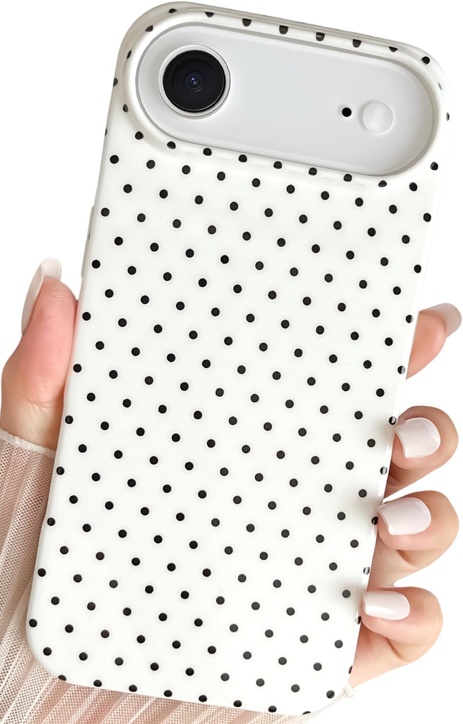 iPhone 17 Pro Max Cute Polka Dot Beautiful and Stylish Shockproof Protective Case