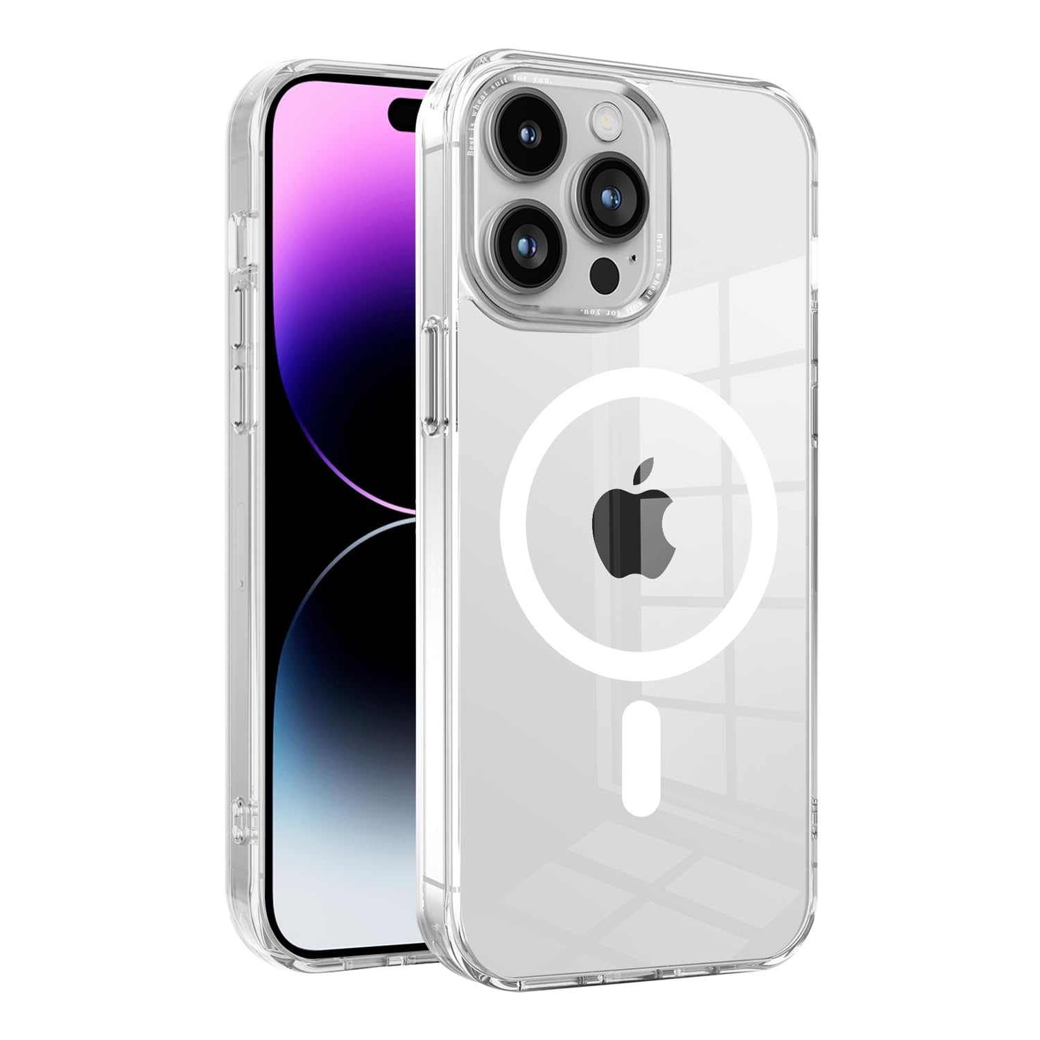 Magnetic Case for Apple iPhone 17 Pro Max Transparent Rugged Shockproof