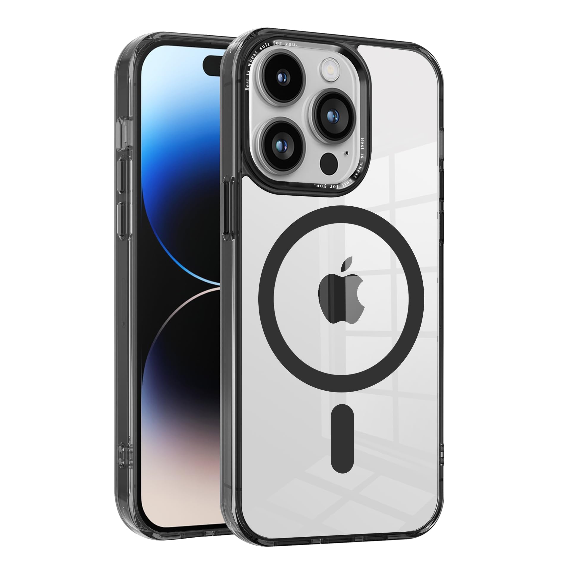 Magnetic Case for Apple iPhone 17 Pro Max Transparent Rugged Shockproof