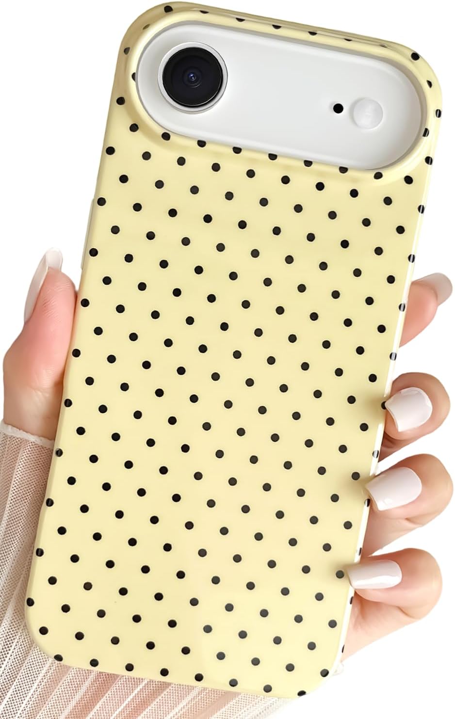 iPhone 17 Pro Max Cute Polka Dot Beautiful and Stylish Shockproof Protective Case