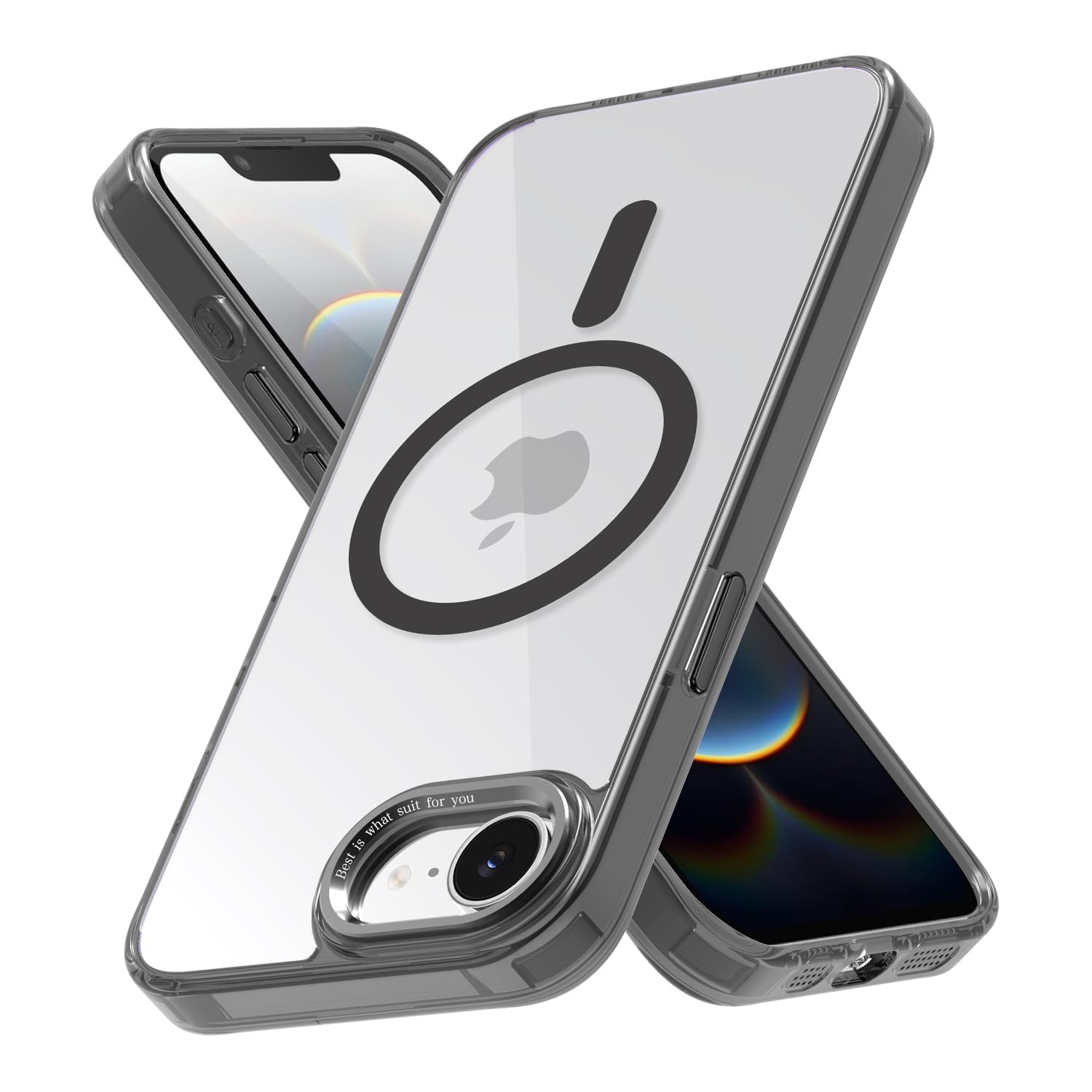 Magnetic Case for Apple iPhone 17 Pro Max Transparent Rugged Shockproof