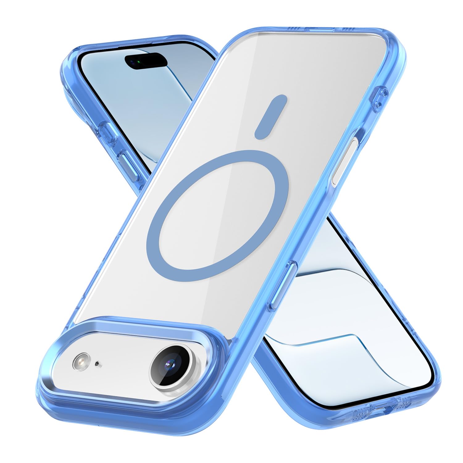 Magnetic Case for Apple iPhone 17 Pro Max Transparent Rugged Shockproof