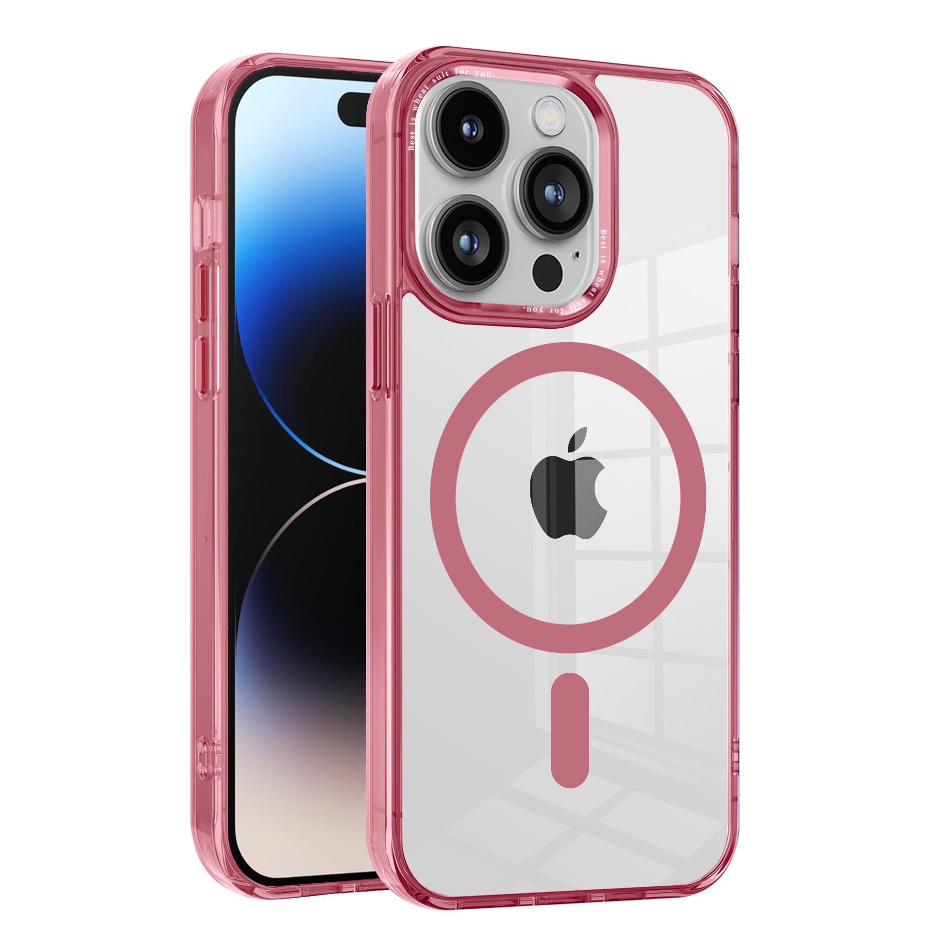 Magnetic Case for Apple iPhone 17 Pro Max Transparent Rugged Shockproof