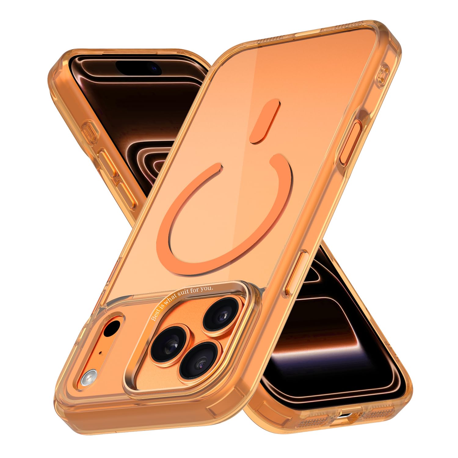 Magnetic Case for Apple iPhone 17 Pro Max Transparent Rugged Shockproof