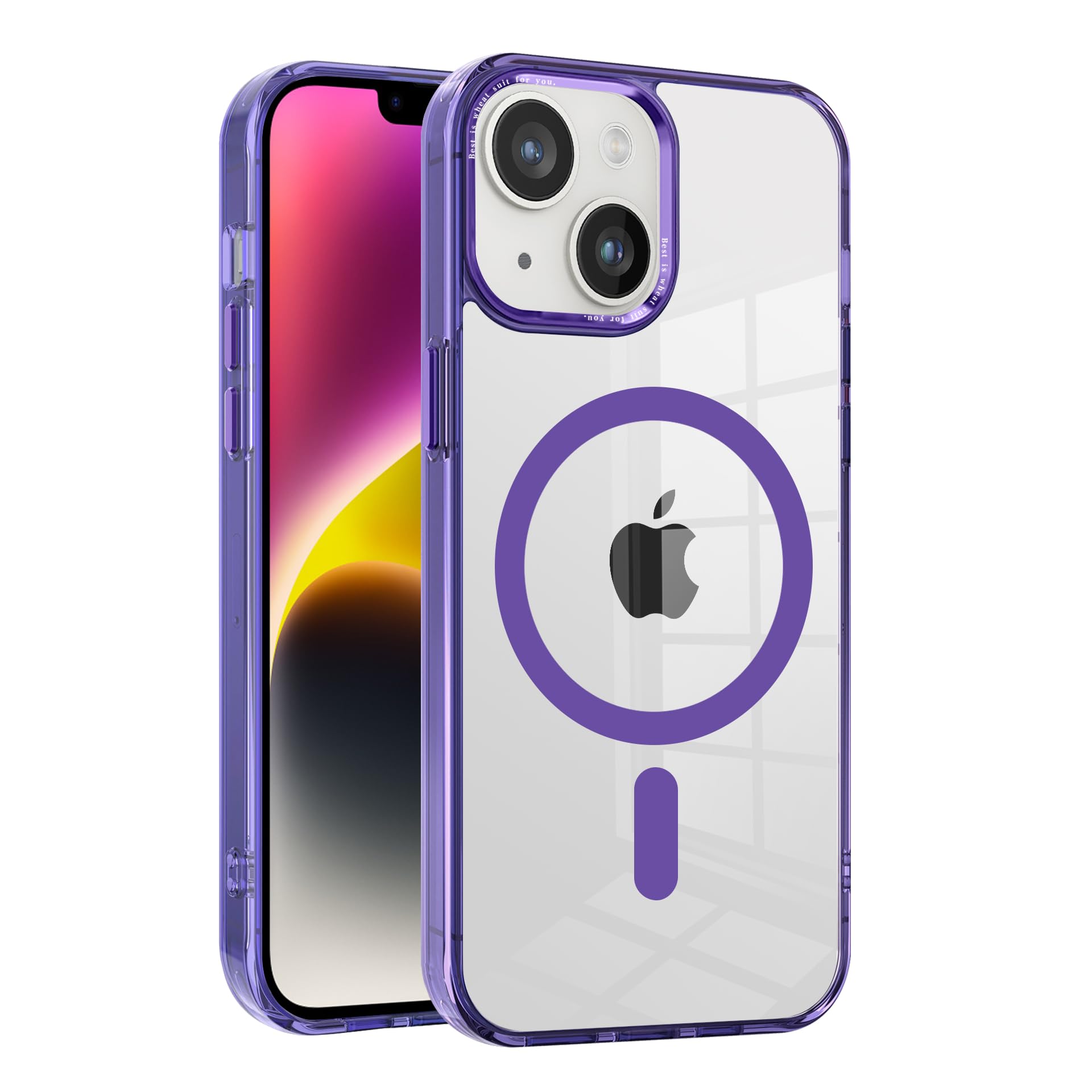 Magnetic Case for Apple iPhone 17 Pro Max Transparent Rugged Shockproof