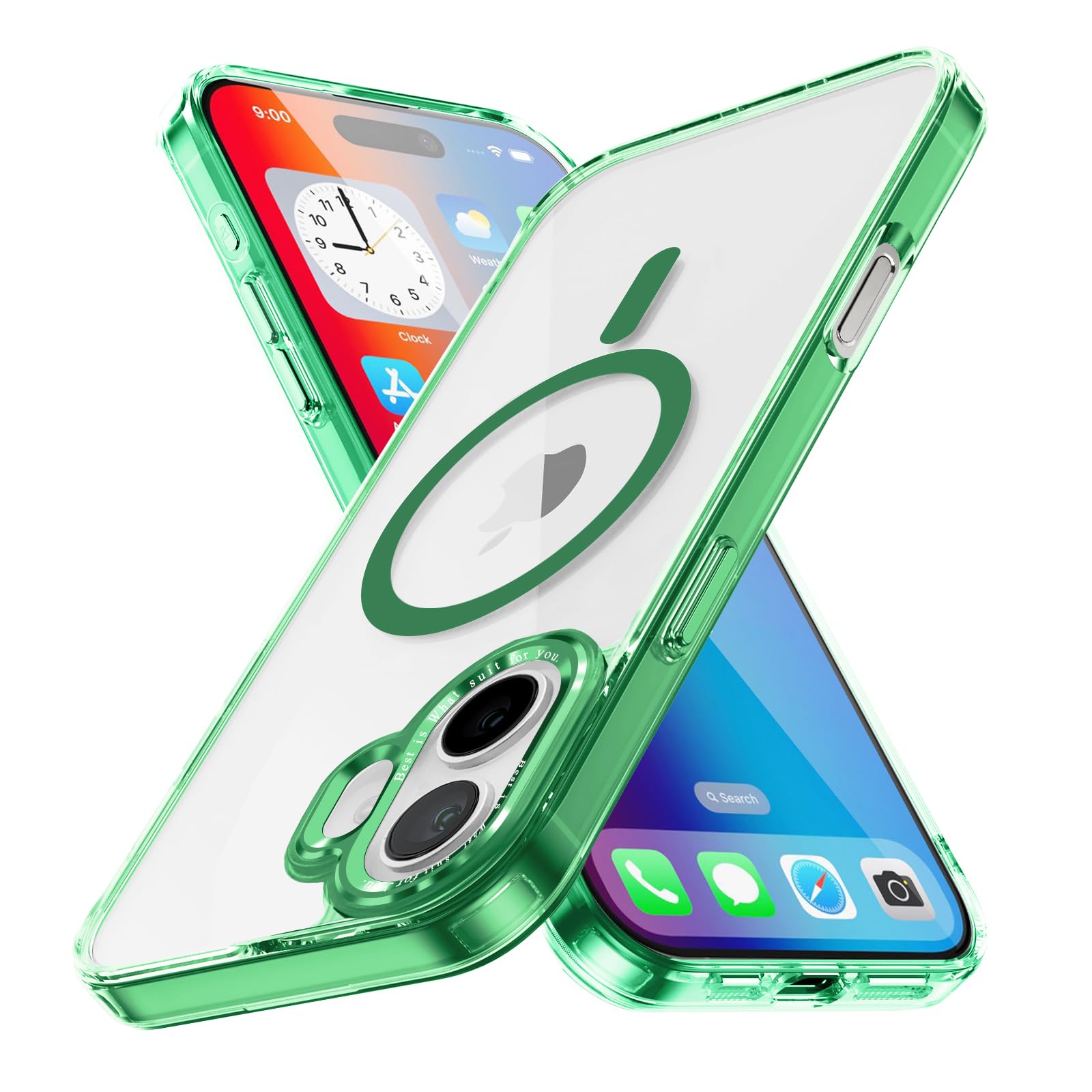 Magnetic Case for Apple iPhone 17 Pro Max Transparent Rugged Shockproof