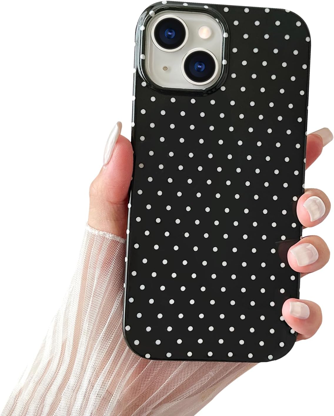 iPhone 17 Pro Max Cute Polka Dot Beautiful and Stylish Shockproof Protective Case