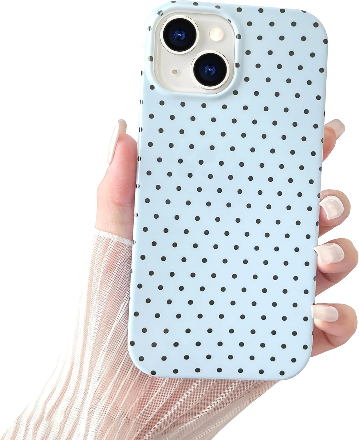 iPhone 17 Pro Max Cute Polka Dot Beautiful and Stylish Shockproof Protective Case