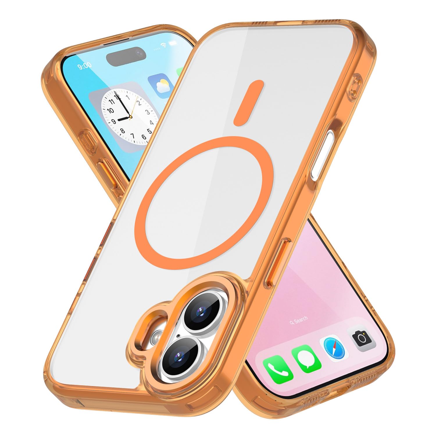 Magnetic Case for Apple iPhone 17 Pro Max Transparent Rugged Shockproof