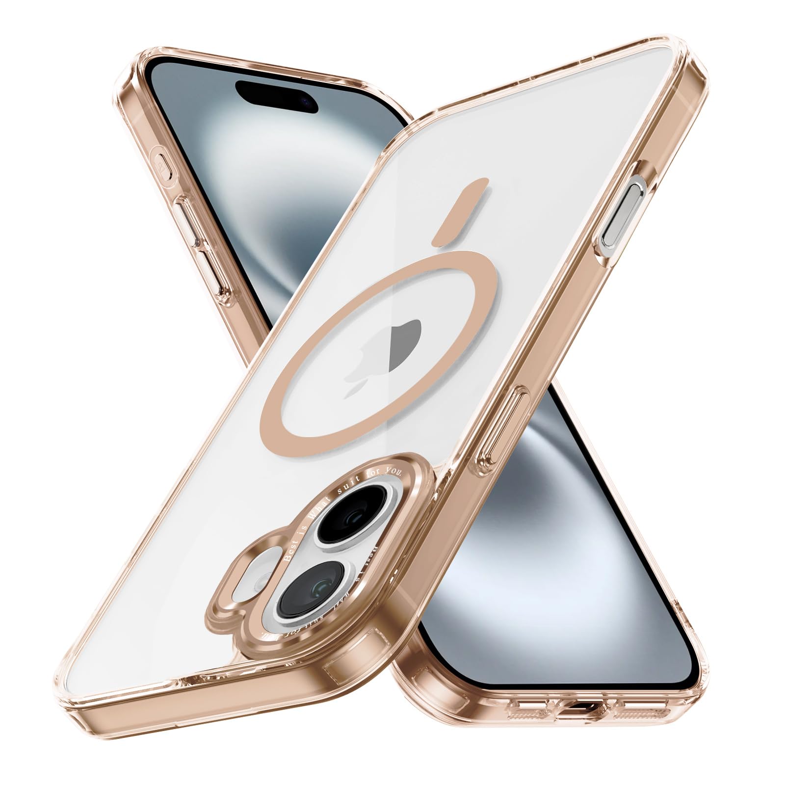 Magnetic Case for Apple iPhone 17 Pro Max Transparent Rugged Shockproof