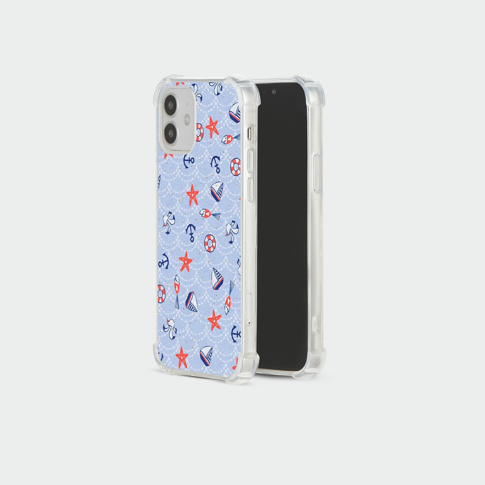 Case for iPhone 15 14 13 12 11 Se 8 Pro Shockproof Anchor Sea Beach