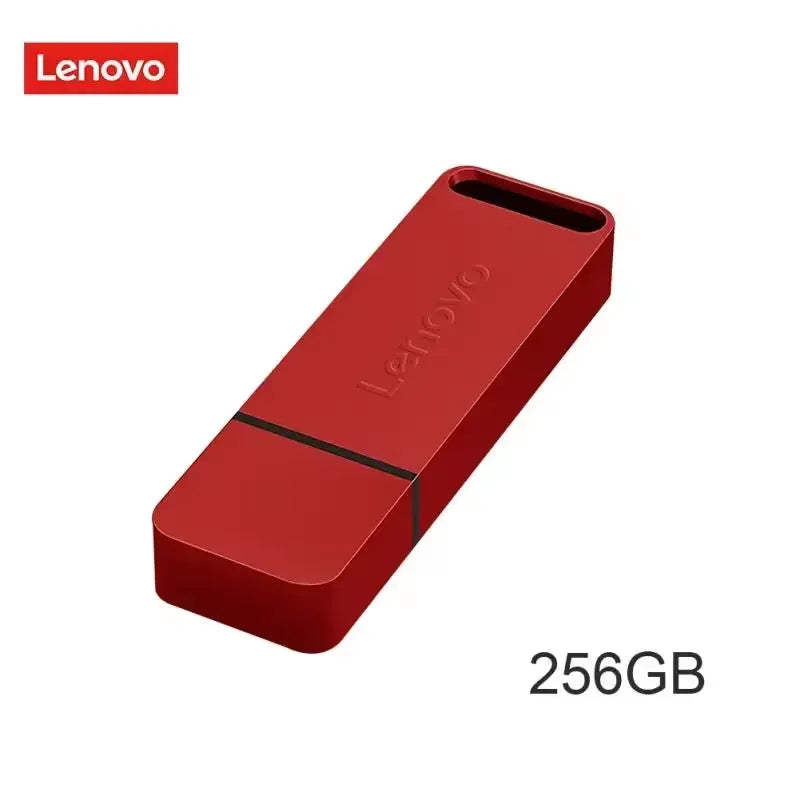 Lenovo USB 3.1 portable hard drive 2TB 1TB flash drive 512GB USB high-speed metal flash drive, suitable for PC