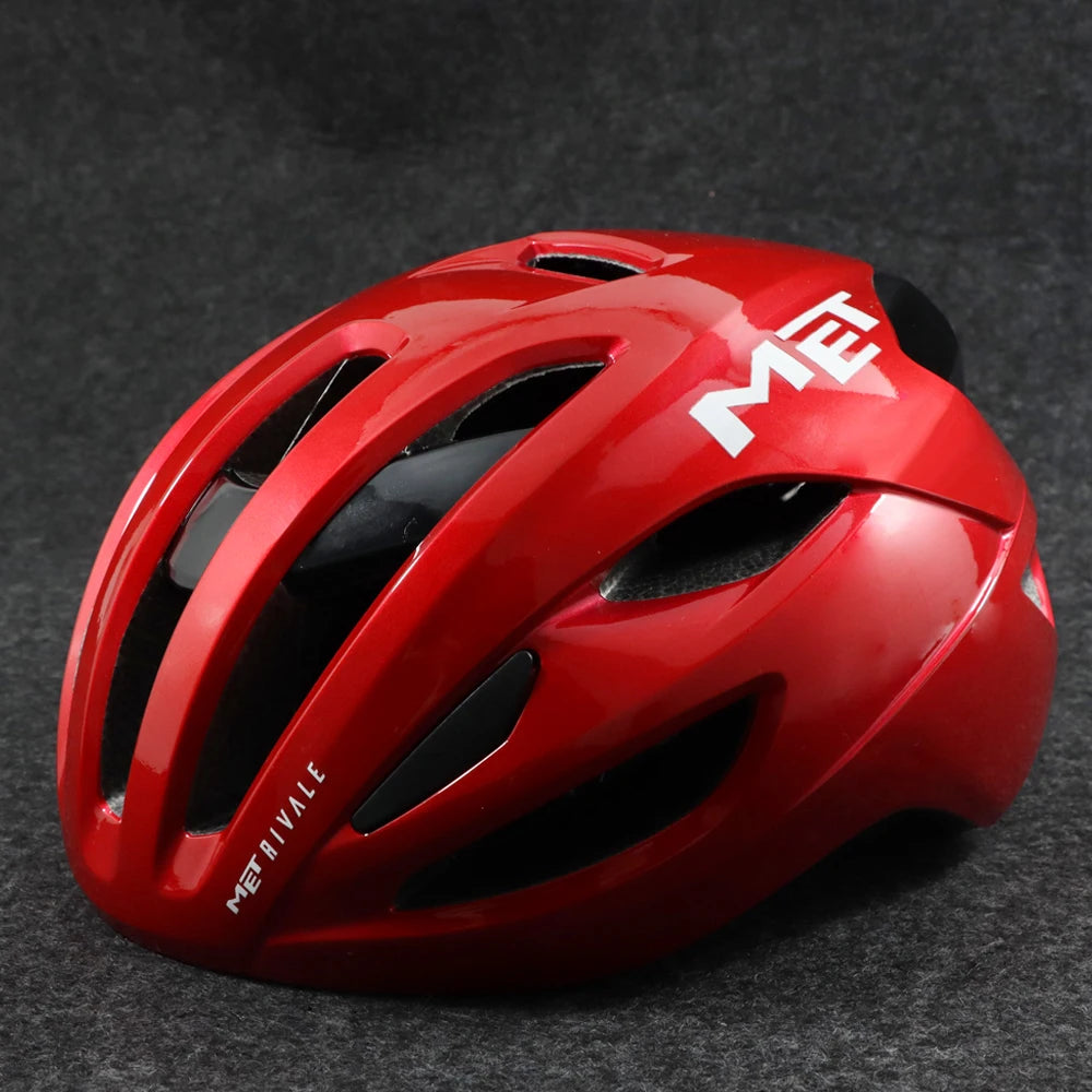 MET Rivale Bicycle Helmet Ultralight Road Bike Helmet Racing Outdoor Sports Mountain Cycling Helmets Women And Men Riding Hats