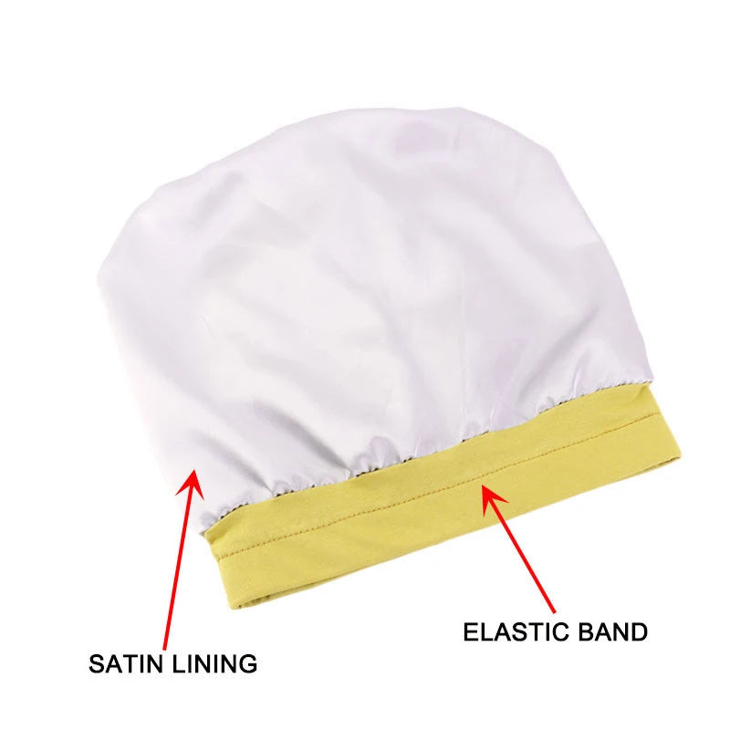Women Soft Satin Lining Muslim Turban Hat Sleep Cap  Arab India Caps
