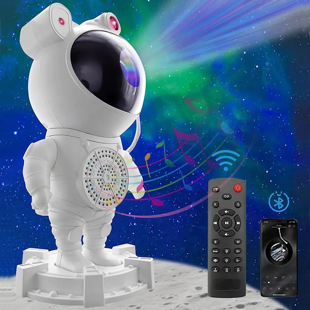 Astronaut Projector Night Light with Remote Control Robot Colorful Mini Spaceman For Bedroom Home Decorative Kids Birthday Gift