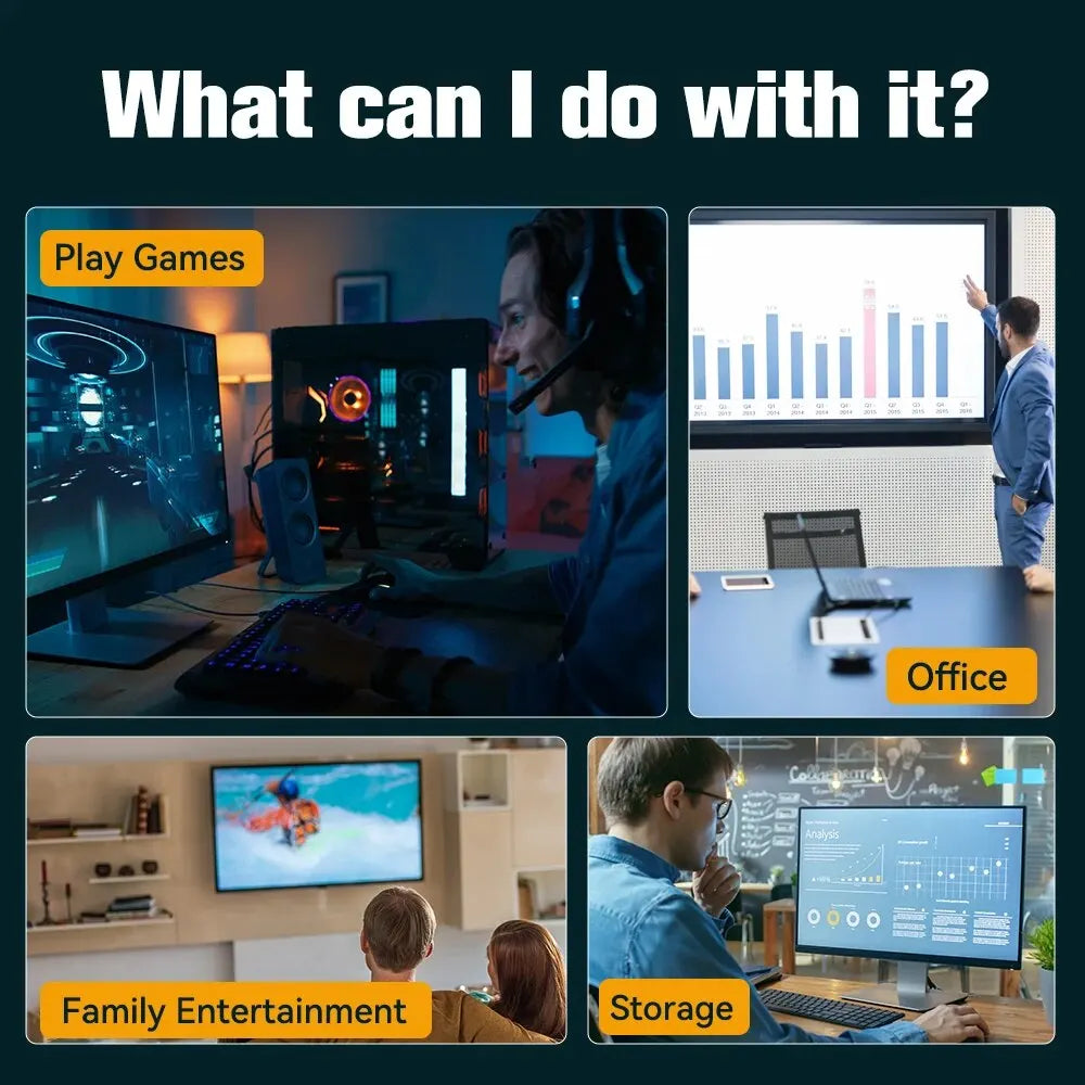 3760+ 3D/AAA Games for PS4/PS3/PS2/Switch/WII/WIIU/N64/DC Etc Portable 500GB Launchbox External Gaming Hard Drive for Windows PC