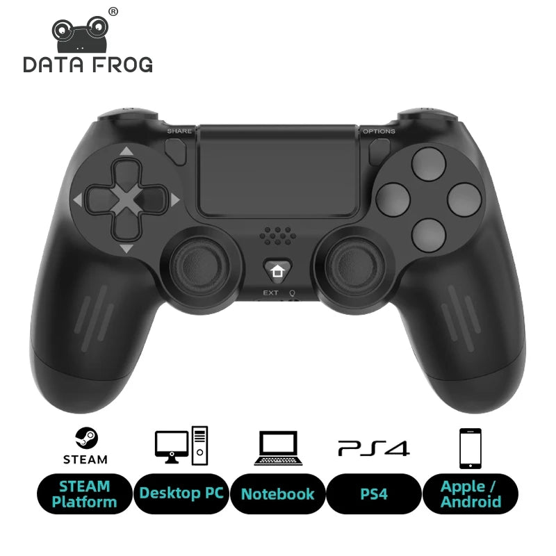 DATA FROG Bluetooth-Compatible Game Controller for PS4/Slim/Pro