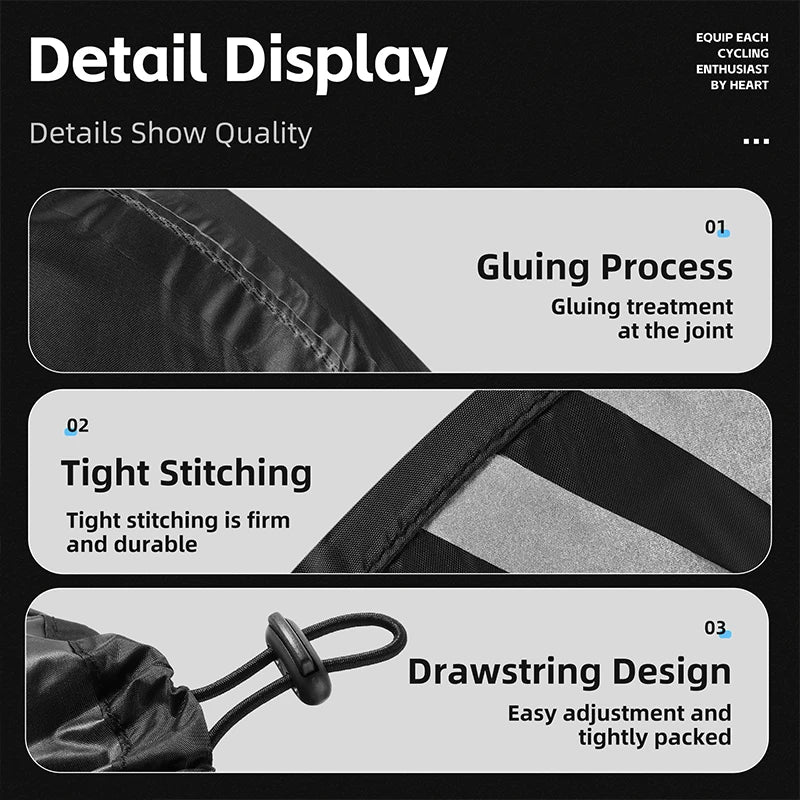 Bicycle Helmet Rain Cover Waterproof Cycling Accessories