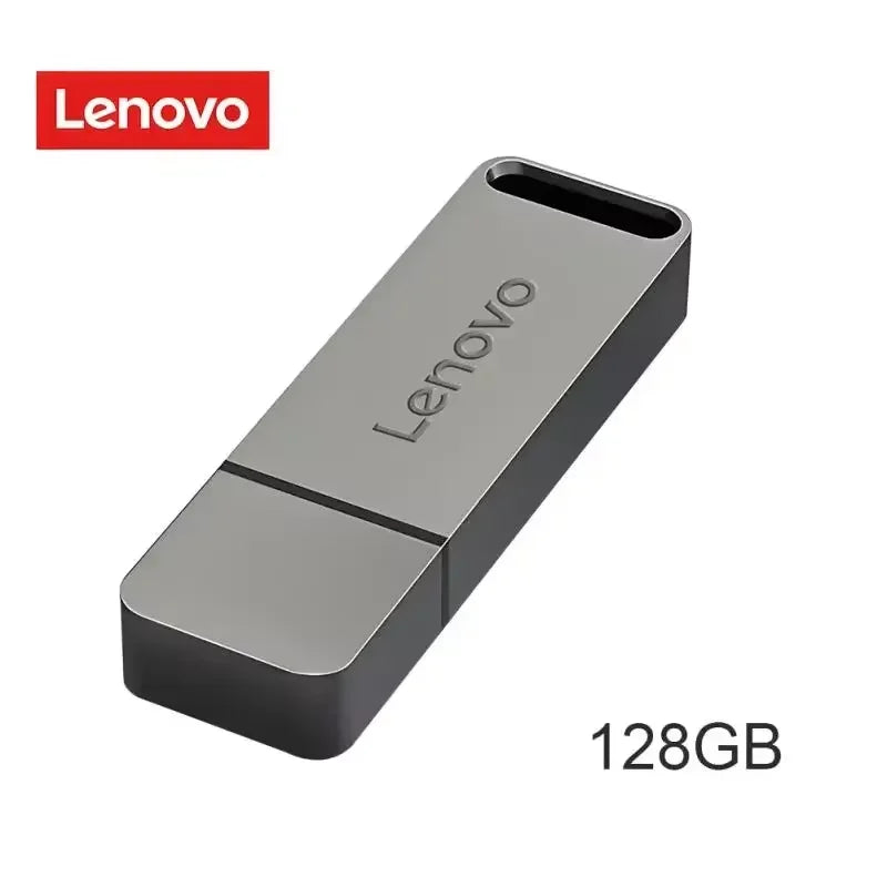 Lenovo USB 3.1 portable hard drive 2TB 1TB flash drive 512GB USB high-speed metal flash drive, suitable for PC
