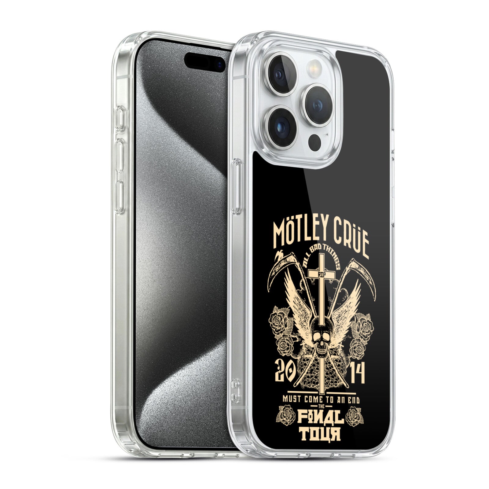 Official Motley Tours Gel Case for Apple iPhone Phones