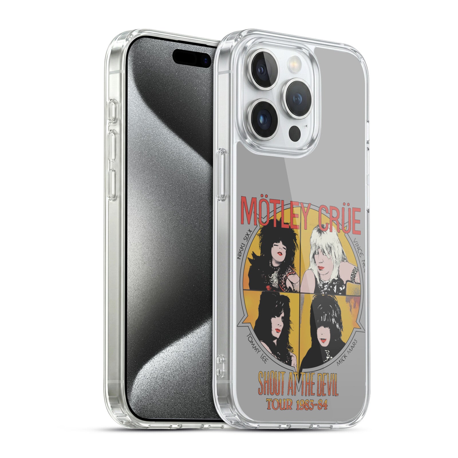 Official Motley Tours Gel Case for Apple iPhone Phones