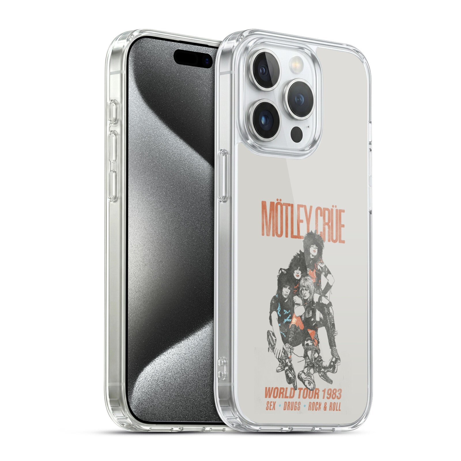 Official Motley Tours Gel Case for Apple iPhone Phones