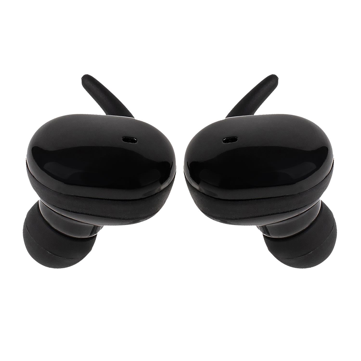 Vybe TWS Earbuds with 3H Music Playback, Charging Case and LED Indicator - Black