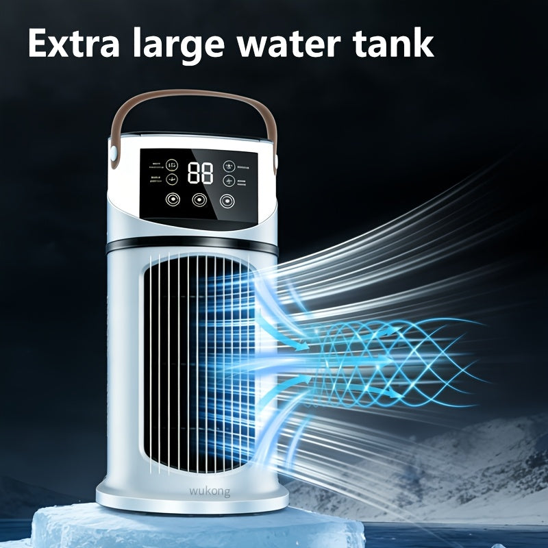 Portable Air Conditioner Fan, Versatile Mini Air Conditioner Fan with Digital Display