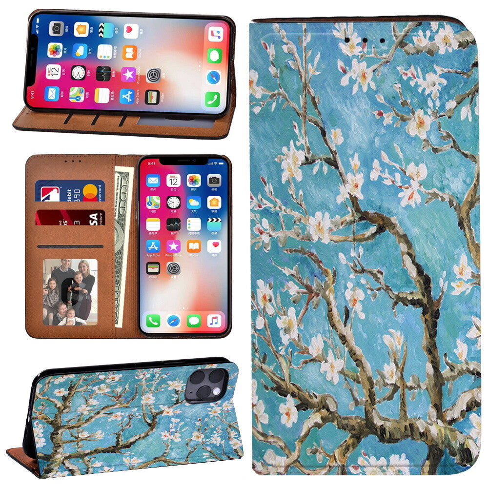 Leather Phone Cover Case For Apple iphone 6 7 8 11 12 13 14 15 Pro/Pro Max/XR/SE