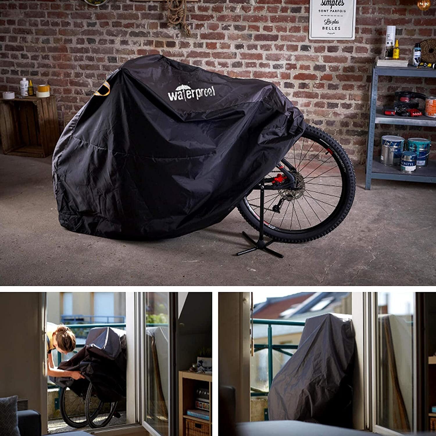 Waterproof Mountain Bike Bicycle Cover Heavy Duty Outdoor Protector 1/2Bikes
