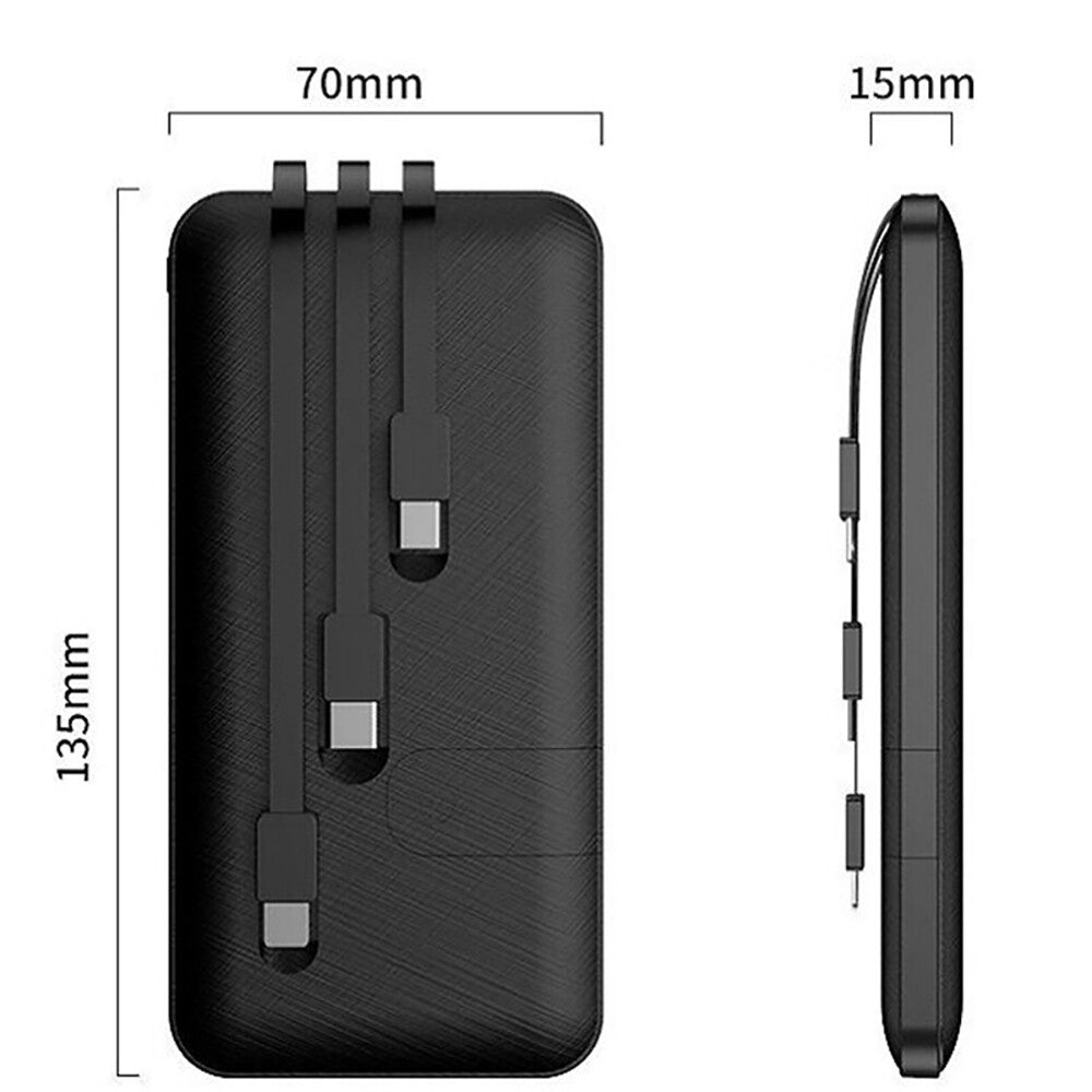 9000000mAh Power Bank 4 USB LED Fast Charger Battery Pack for Mobile Phone