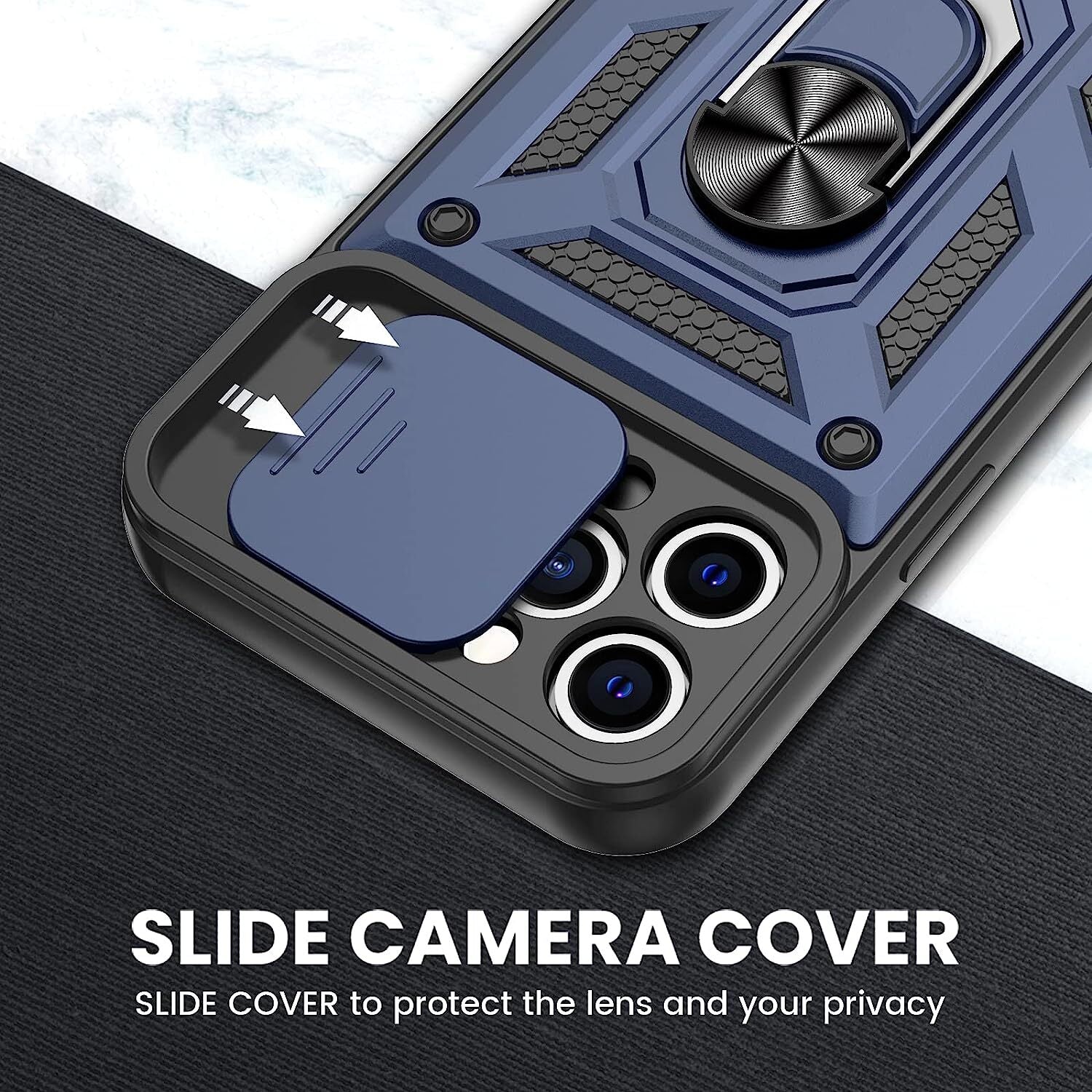 Case For iPhone 14 13 12 11 Pro Max Plus XR Shockproof Magnetic Ring Lens Cover