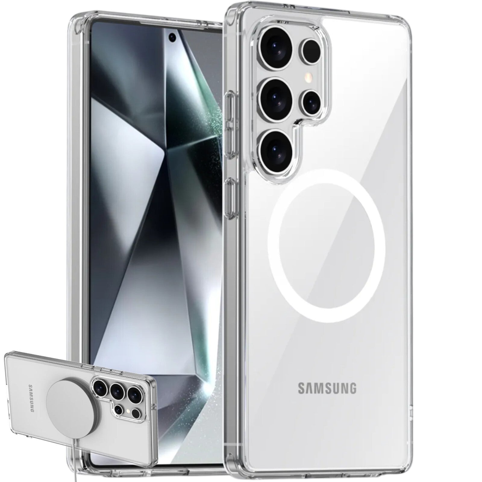 Case For Samsung Galaxy S26 S25 S24 S23 S22 Ultra Clear Phone Cover