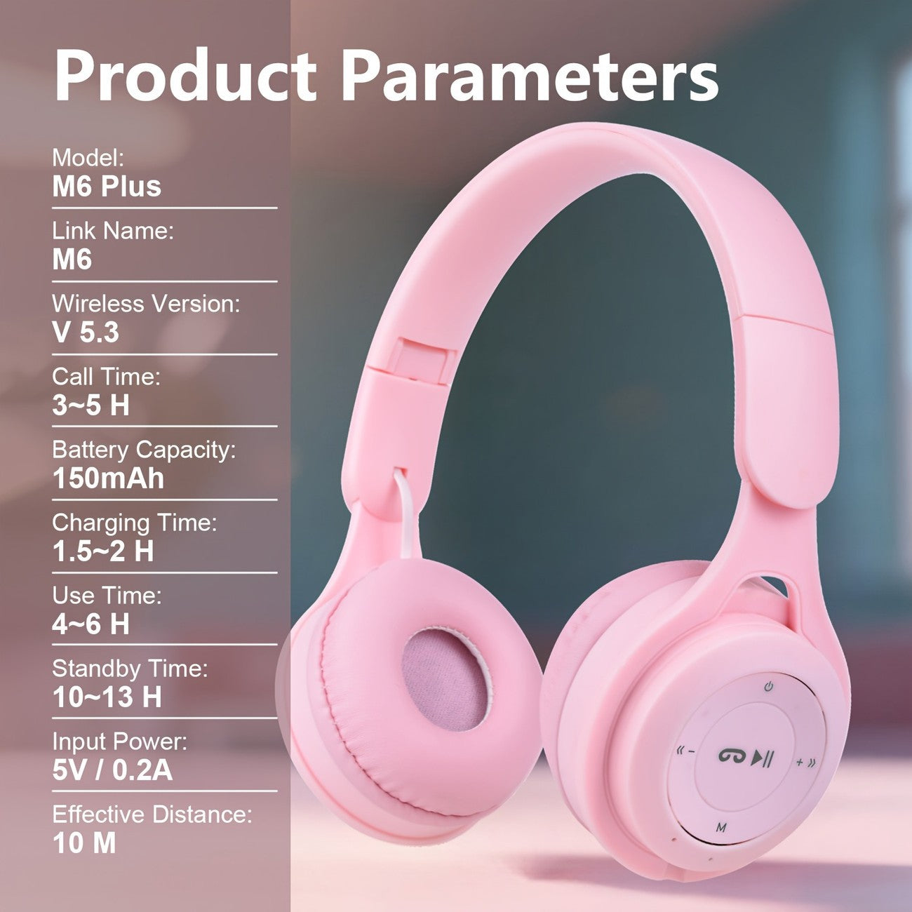 Wireless Bluetooth Headphones with Noise Cancelling
