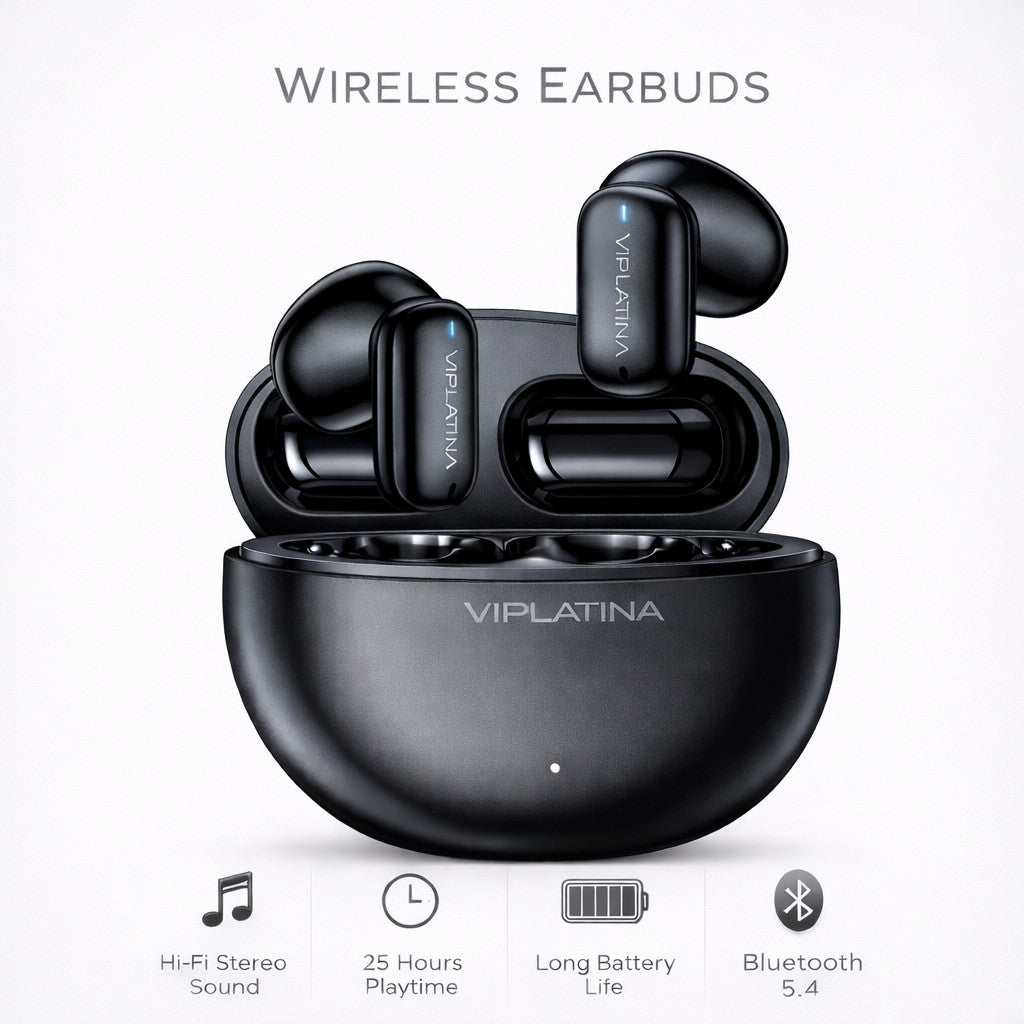 Wireless Noise Cancelling Earbuds For iPhone Samsung