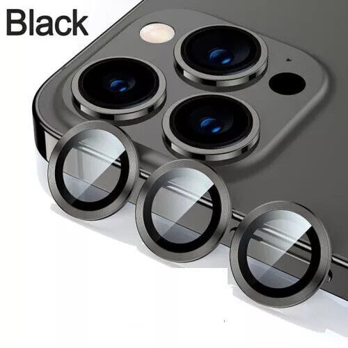 Camera LensGlass Protector Metal Ring for iPhone 17 Pro 14Pro 15Pro 16Pro 17E 13