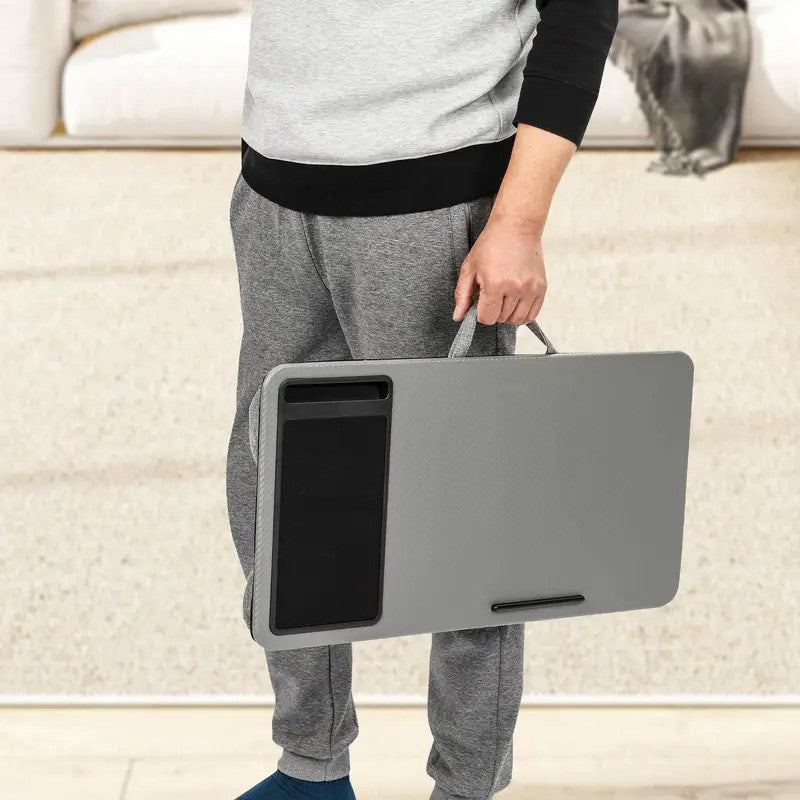 Portable Laptop Lap Desk Tray – Cushioned Support